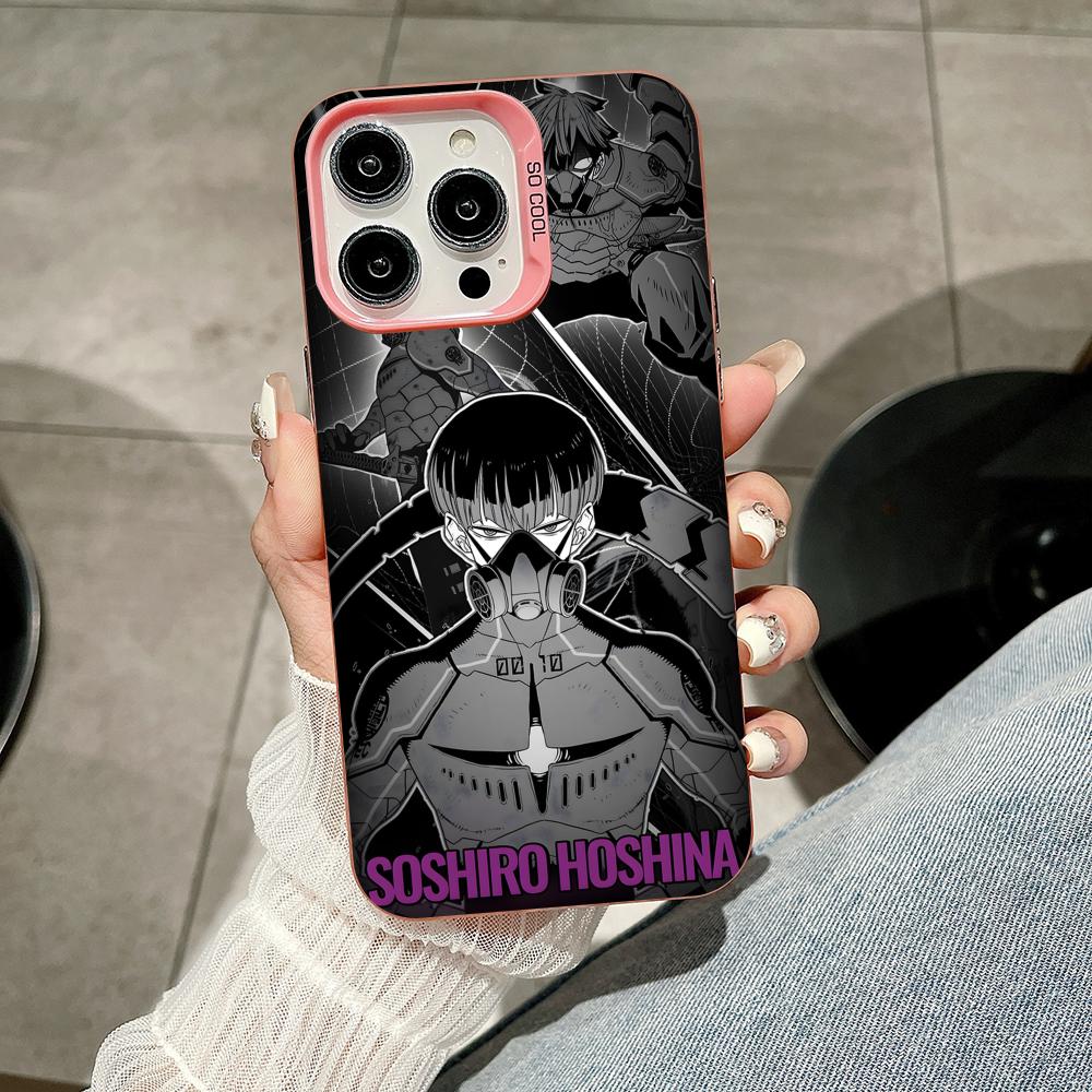 

Kaiju No.8 Hoshina Soshiro Phone Case for iPhone 17 16 15 14 13 12 11 X XR XS 8 7 Air Pro Max Plus Translucent Pink Cover iPhone Air