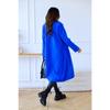 Autumn Winter Loose Casual Solid Color Double Breasted Wool Coat Women All-match Cardigan Outwear Top