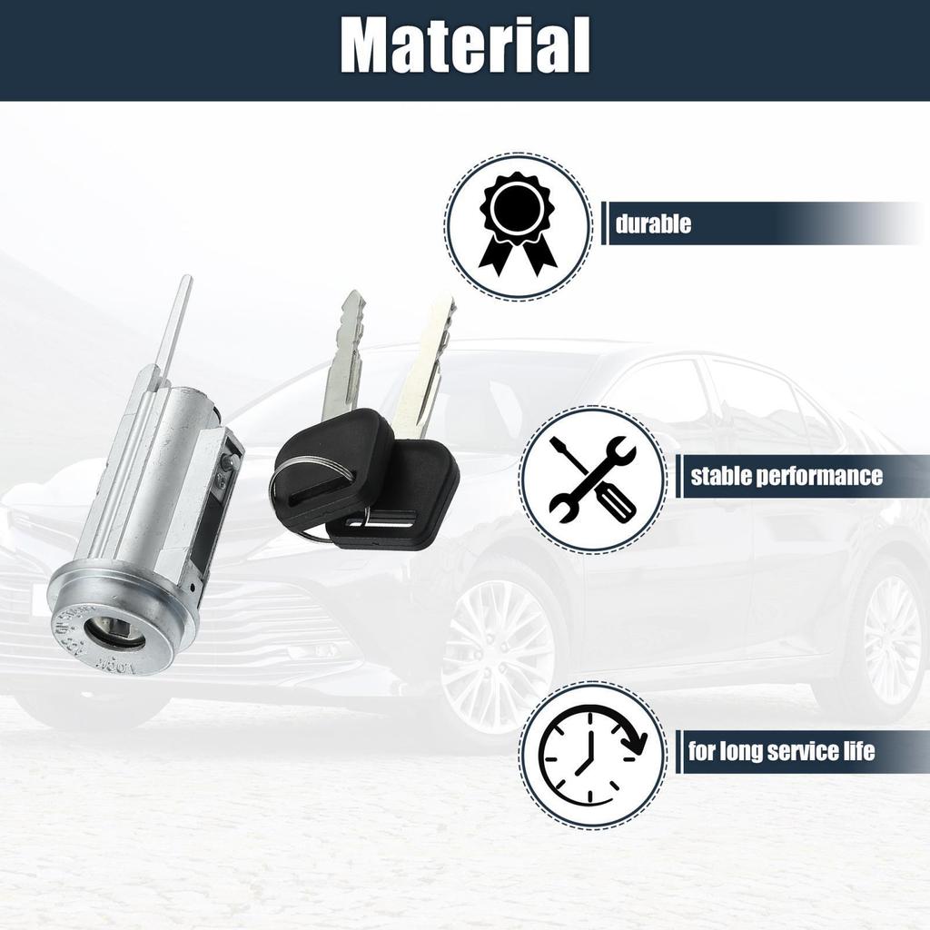 Car Ignition Switch Lock Cylinder With Keys 69057-33170 69057-41010 69057-48011 Compatible For Solara Se