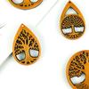 Shiny Glossy Tree Life Ornament Silicone Epoxy Resin Mold DIY Keychain Pendant Jewelry for Valentine Gift Crafts