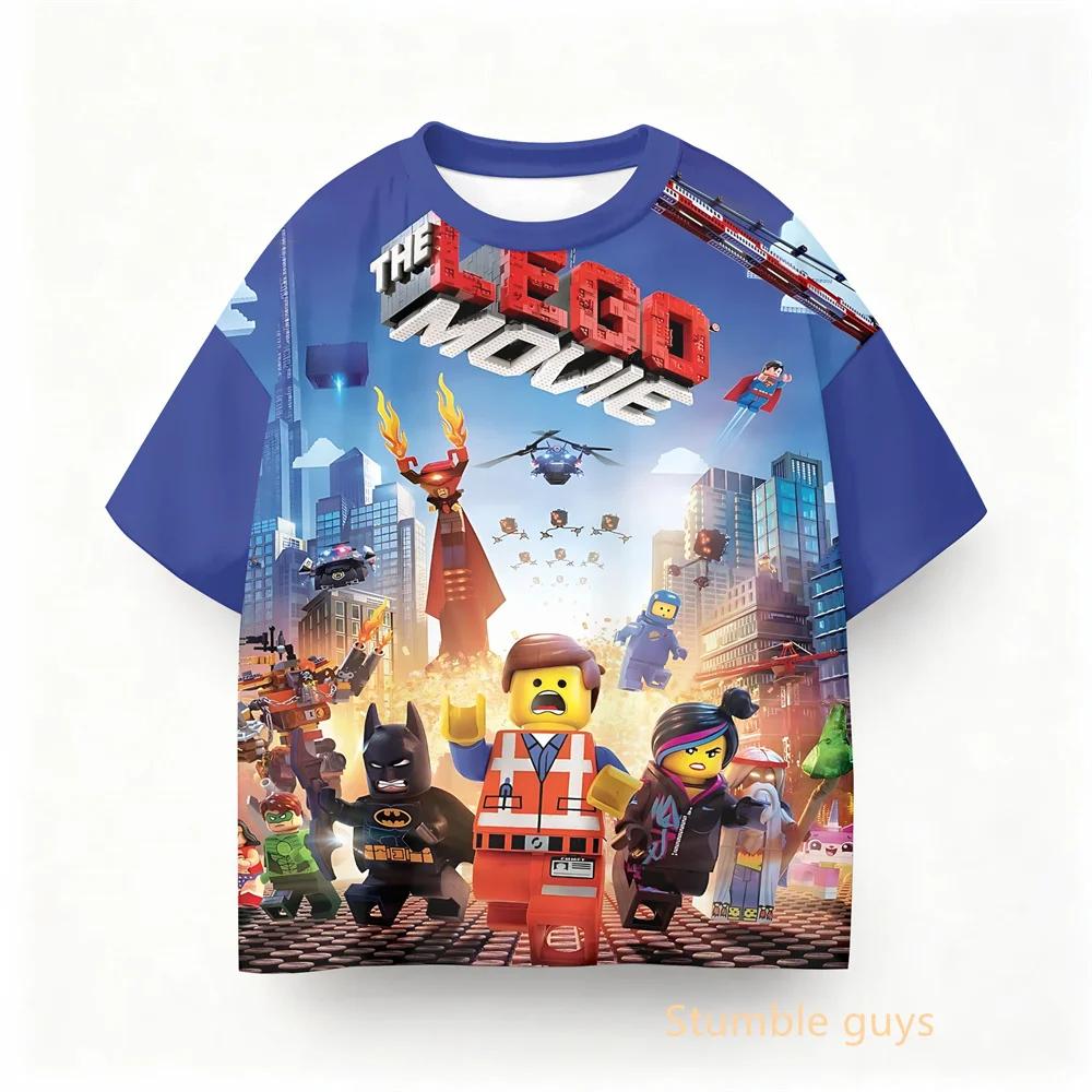 Summer Children Roblox Anime Casual T-shirt Boys Clothes Girls Game 150