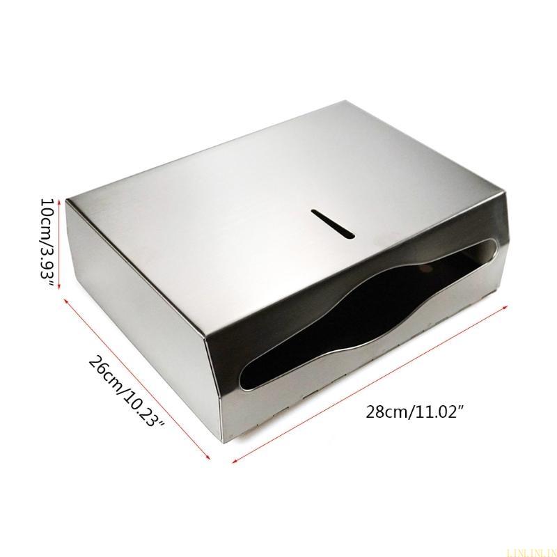 Distribuitor de prosoape de hârtie montat pe perete Oțel inoxidabil cu finisaj periat Capacitate mare Baie Prosop de mână Bucătărie Cutie suport pentru șervețele