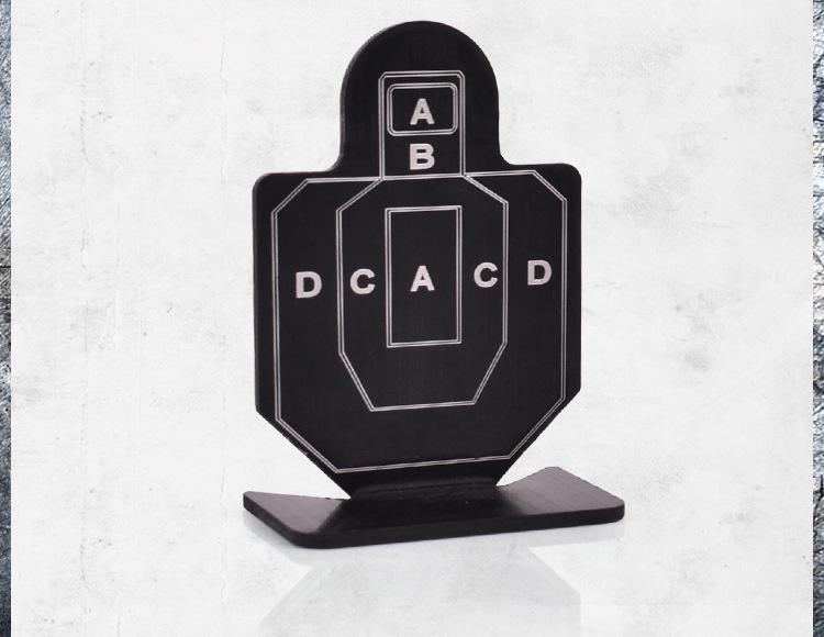 Aluminum Alloy Humanoid Soft Bullet Target for Indoor Shooting Training and Military Enthusiasts