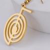  Cho Ku Rei Drop Earrings Stainless Steel Reiki Protection Healing Chokurei Earring Sacred Geometry Energy Amulet Jewelry