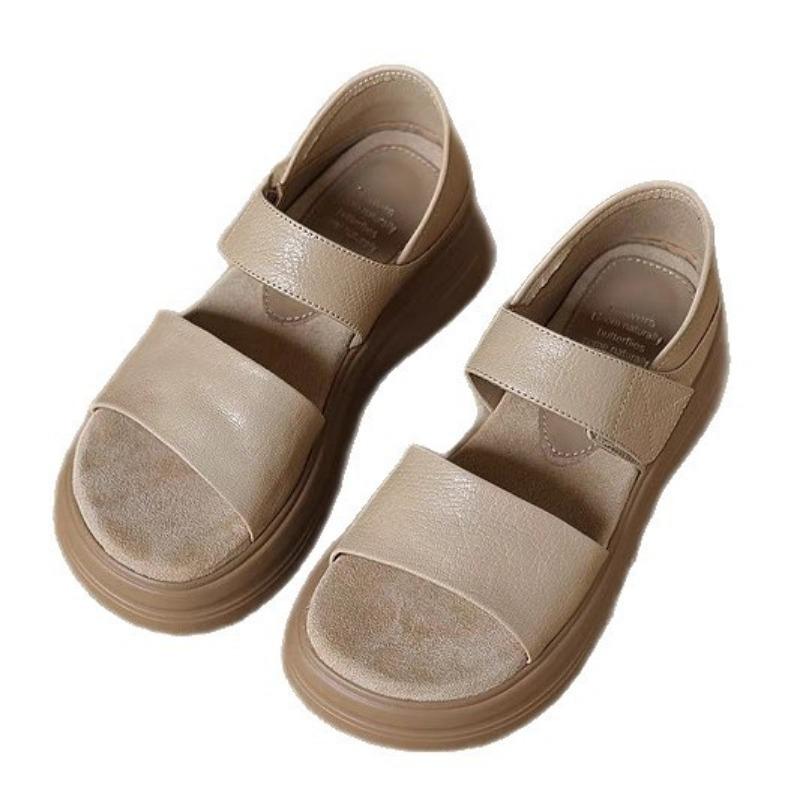 Velcro sandals women's summer new comfortable platform beach shoes lightweight versatile sandals