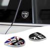3D Metal Car Body Fender Emblem Shield Stickers Decor Auto Accessories For MINI Cooper Fridge One S F56 R57 R58 R60 JCW Countryman Clubman