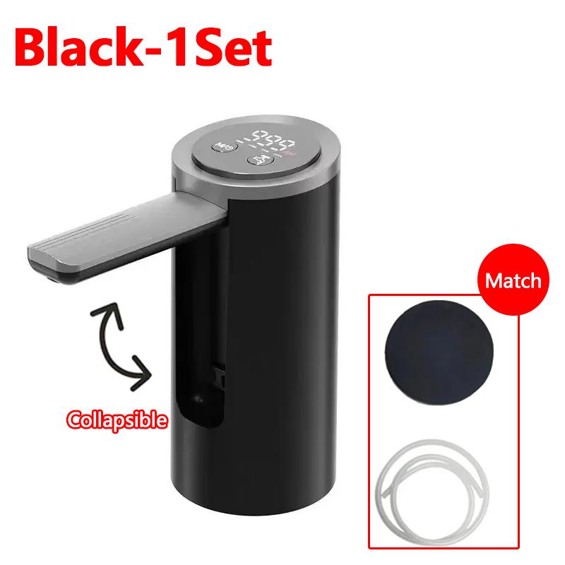 Foldable Electric Water Dispenser Pump TYPE C Charging Automatic Bucket Pump with Long Battery Life for Home Office Outdoor Use