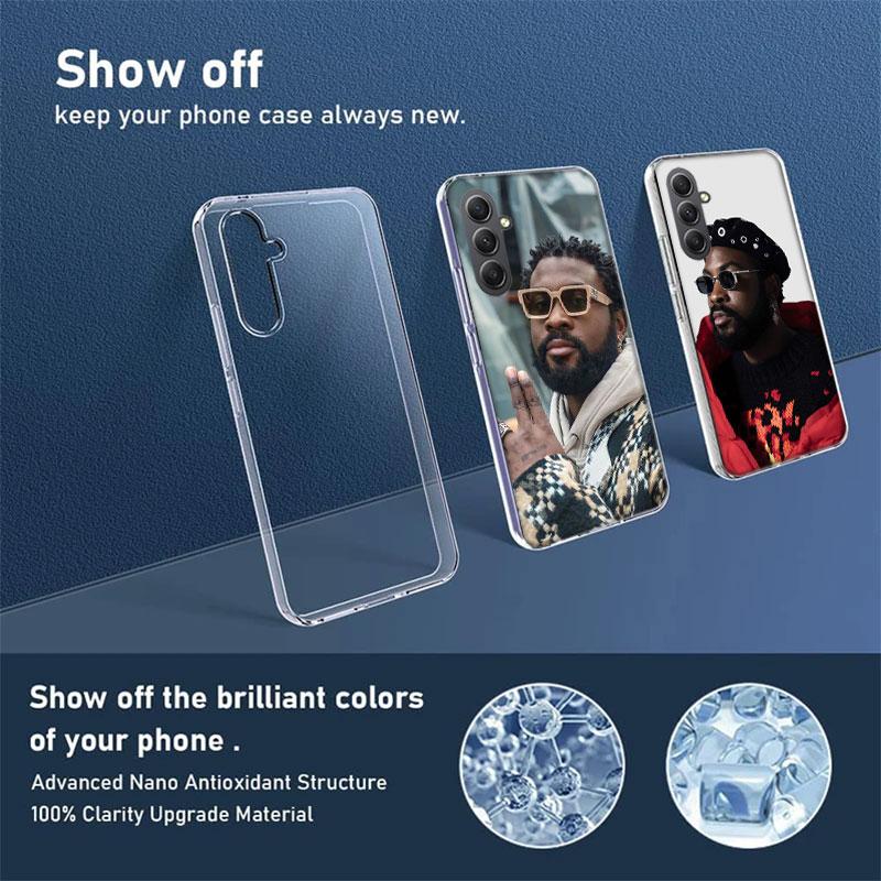 Damso Rapper Phone Case for Samsung A16 A26 A36 A56 A17 A37 A57 A07 A06 A02S A03 A04S A05S Galaxy Note 20 10 A50S A71 A51 A31 A3