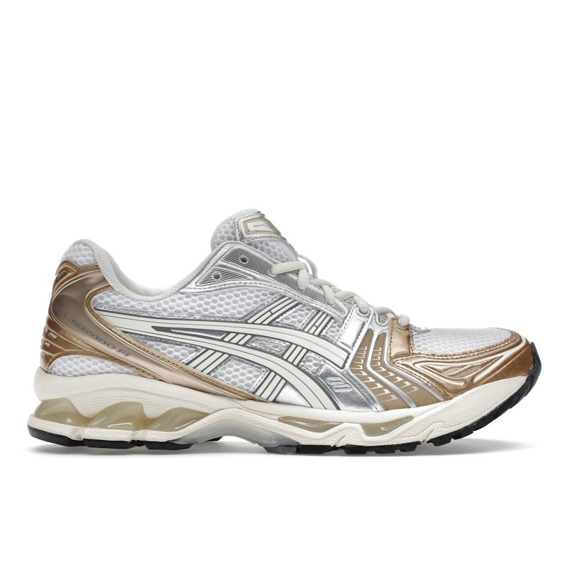 

Кроссовки унисекс ASICS Gel Kayano 14 Olympic Medals кремово-белые 1203A537-104 42.5