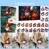 Halloween Series Dwarf Acrylic Wall Ornaments With 24 Pieces For Holiday Party And Gift Giving