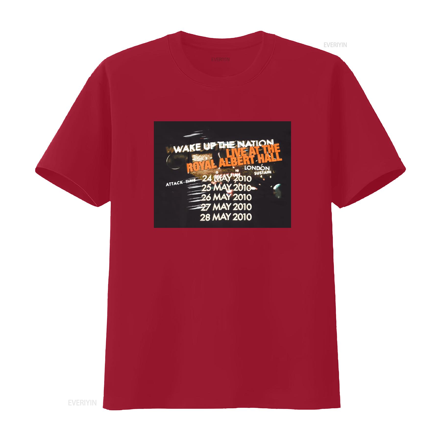 PAUL WELLER WAKE UP THE NATION LIVE AT ROYAL ALBERT HALL LONDON 2010 OFFICIAL RARE T SHIRT NEW vintage Washed Soft Versatile S