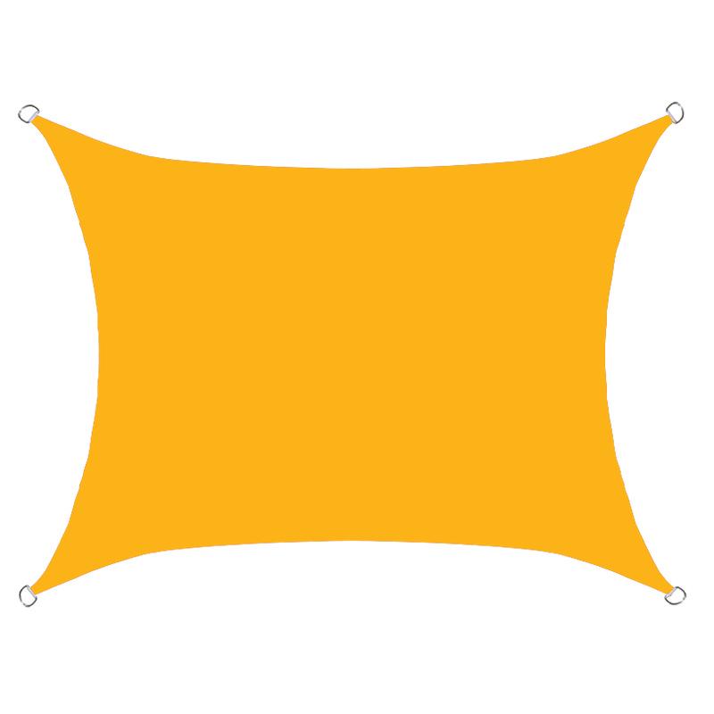 Rectangular 2x2.5m Waterproof, Sunproof, UV-Resistant Outdoor Shade Sail