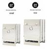 Stainless Steel Outdoor Folding Firewood and Charcoal Stove with Integrated Fire Starter for Camping, BBQ, and Heating