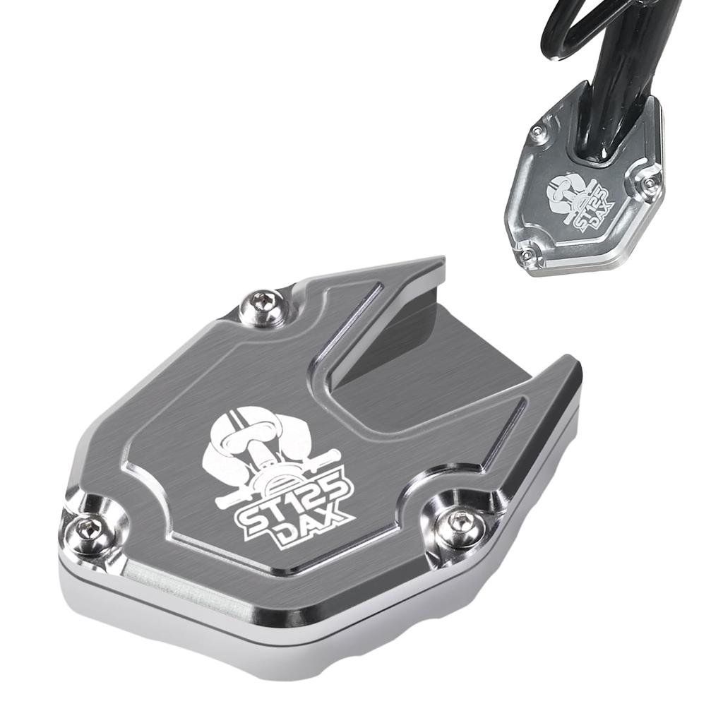 DAX 125 ST125 Side Stand Plate Aluminum Alloy CNC Non-slip Anti-tip Anti-sinking Bike Kickstand