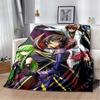 Code Geass Lelouch Anime Portrait Flannel Throw Blanket, Soft Warm Lightweight Blanket for Sofa Bed Home Decor