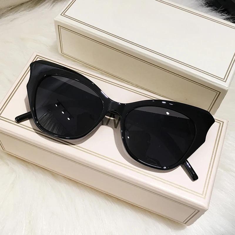 

Cat Eye Women Sunglasses Outdoor Sunglasses Sunshade Decoration Brand Designer Oversize Frame Glasses Uv Protection