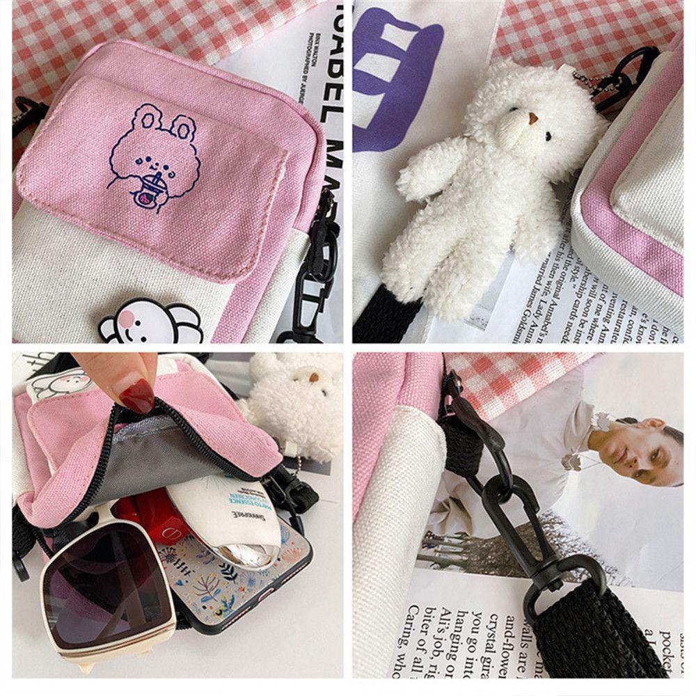 Fashion Cute Messenger Purses Canvas Cross Body Bag Tote Bags Canvas Bag Shoulder Bag MIT
