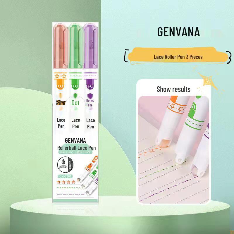 

Flower-Shaped Fine Line Magic Color-Changing Lace Pen No Specifications