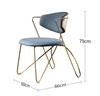 Nordic Dining Chair Kitchen Furniture Luxury Armchair Dining Chairs Industrial  Restaurant Dessert Milk Tea Shop Lounge Chair