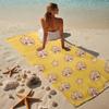 proof beach towel with a Tenma Tsukasa1 pattern - soft,absorbent,quick-drying,machine washable - perfect for swimming,camping,bathing