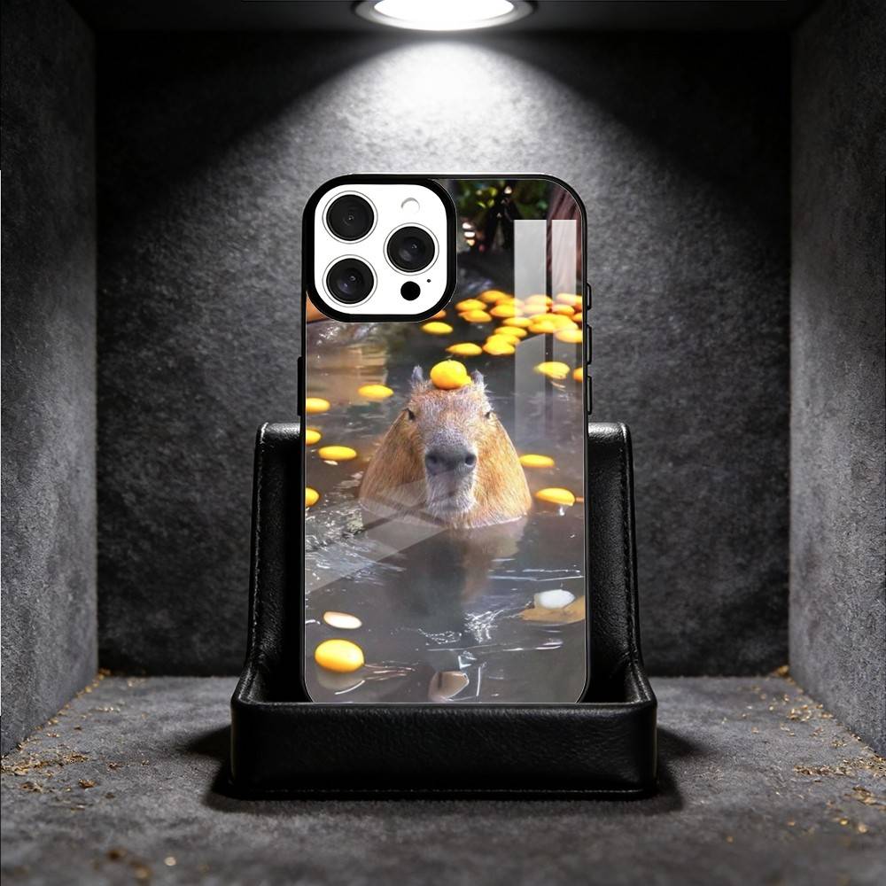 Funny Cute Pet Capybara Phone Case For iPhone 14,16,15,13,17,12,Plus,Pro,Max Magnetic For Magsafe Frosted Cover