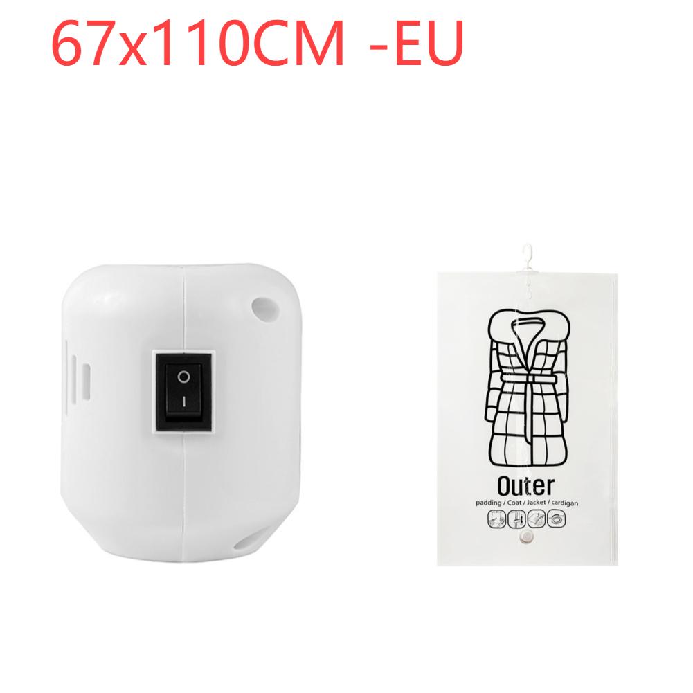 Hanging Vacuum Bags Space Saving Clothes Compression Storage Bag Reusable Empty Pump Bags Clothes Wardrobe Quilt Vacuum Pack
