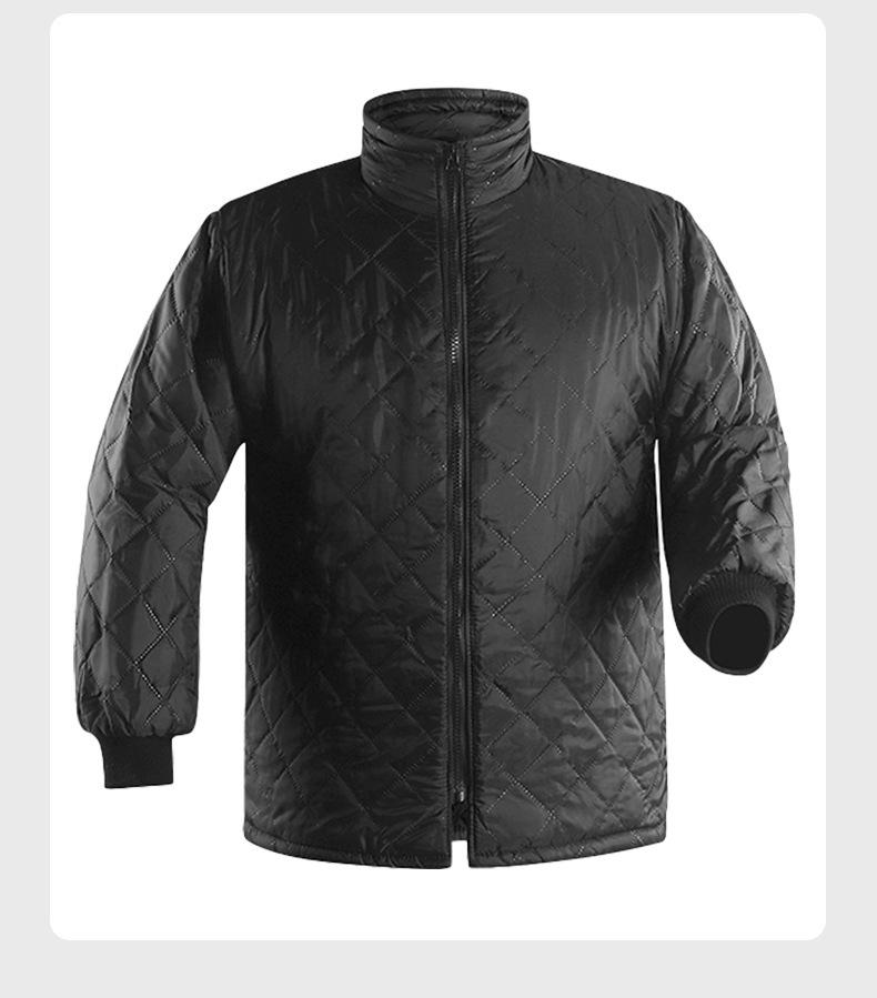 Reflexiv Vinter Regntät Jacka för Trafiktjänst - Tjockt Foder för Köldskydd