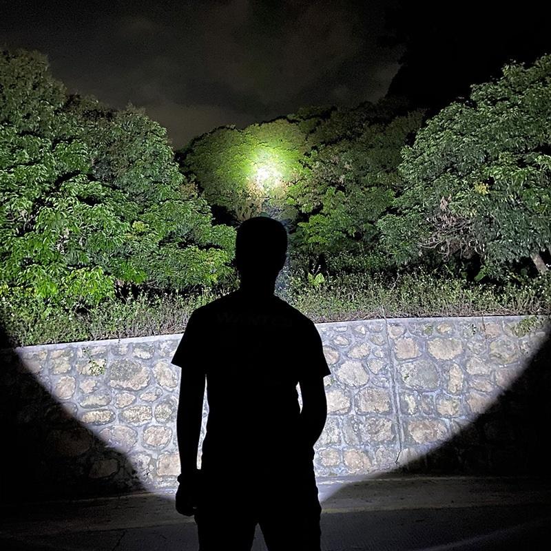 150000LM Powerful LED Flashlight Handheld Searchlight Rechargeable With Stand Super Bright Work Torch Portable Outdoor Lantern