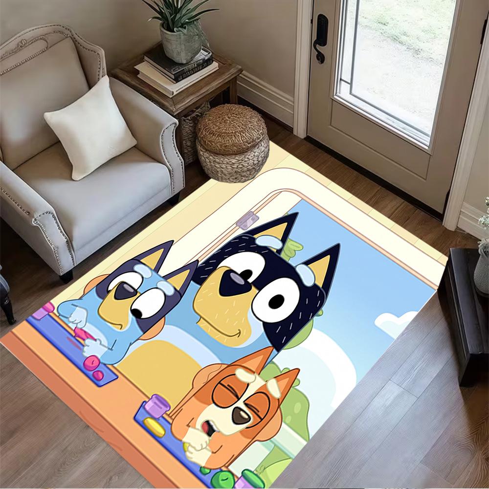 Dogs Refrigerator Adventure Carpet Design for Decorate room Study room Entryway Hallway Anti-slip Rug Office home decor