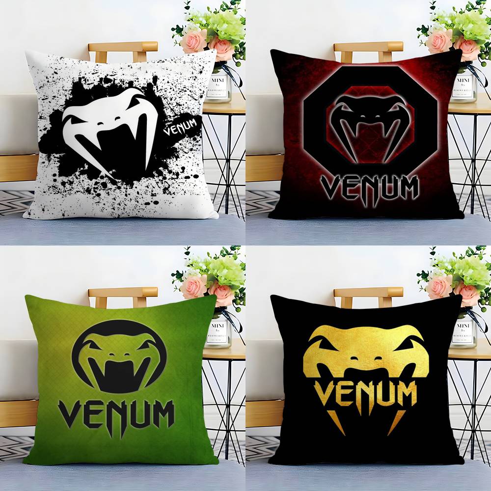 Luxury Cool V-Venum Pillow Case Plush Fabric Soft Double Sided Print Sofa Cushion Cover Throw Pillow Covers