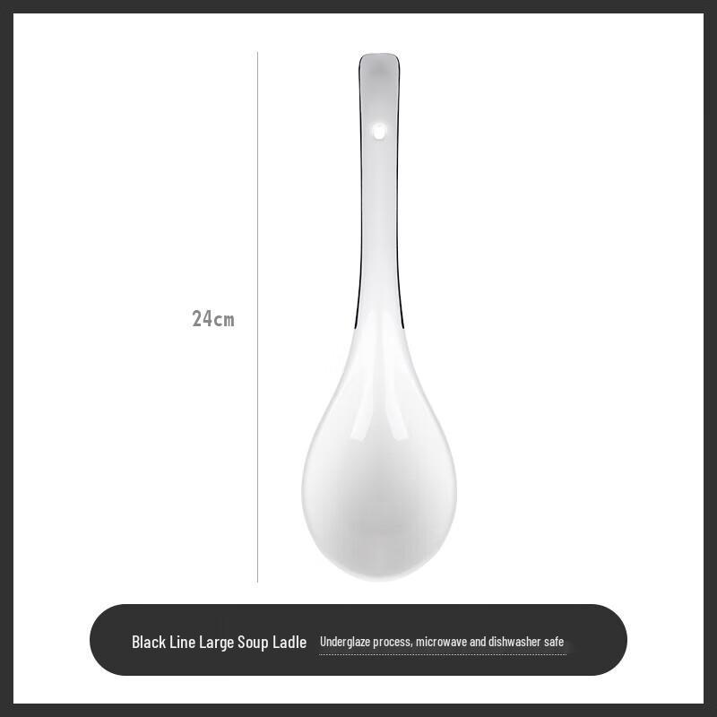 Ceramic Soup Spoon Set