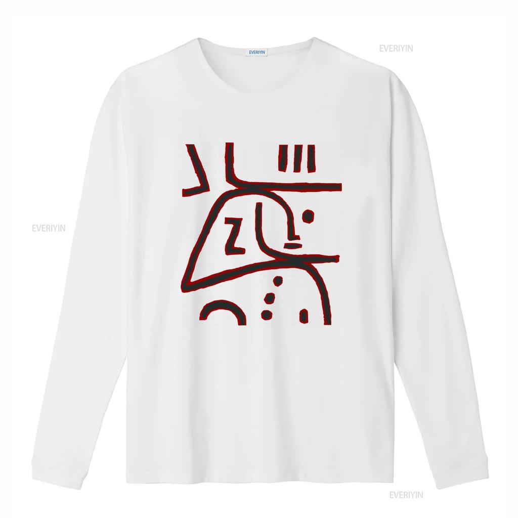 Paul Klee Art Print Bauhaus Style T Shirt for Unique Design Fashion Casual Vintage Washed Versatile Soft Homme