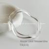 Irregular Wide-Edged Acrylic Cellulose Acetate Hoop Bracelet for Women - Niche Design, Retro Stackable Bangle Hand Jewelry