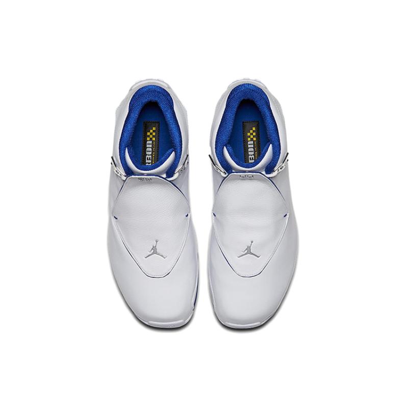 Air Jordan 18 Retro 'White Sport Royal' 2018 Jordan AA2494-106