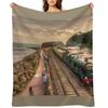 Torbay Express at Dawlish Warren Throw Blanket valentine gift ideas Plaid on the sofa Soft Plush Plaid For Sofa Thin Blankets