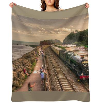Torbay Express at Dawlish Warren Kuscheldecke Pelzig Mehrzweck Bett Dekorative Sofa Decken