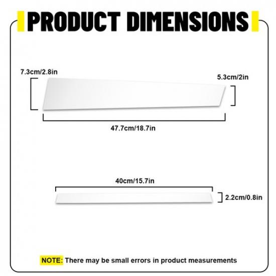 Fits For Lincoln Town Car 1998-11 Post Chrome Pillar 6X Door Window Trim Cover B