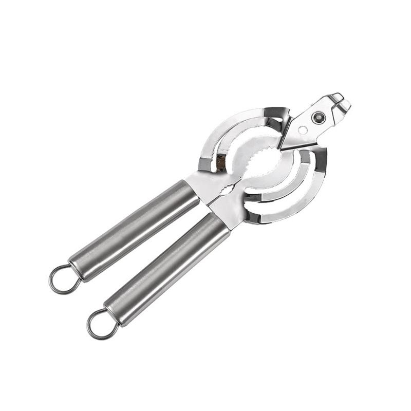 

Professional Can Opener And Bottle Cap Remover With Nonslip Handle Dishwasher Safe Stainless Steel Kitchen Gadget 1