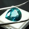 Ring Size CERTIFIED 10 Carat Natural Teal Sapphire Loose Gemstone Pear Cut A1-320
