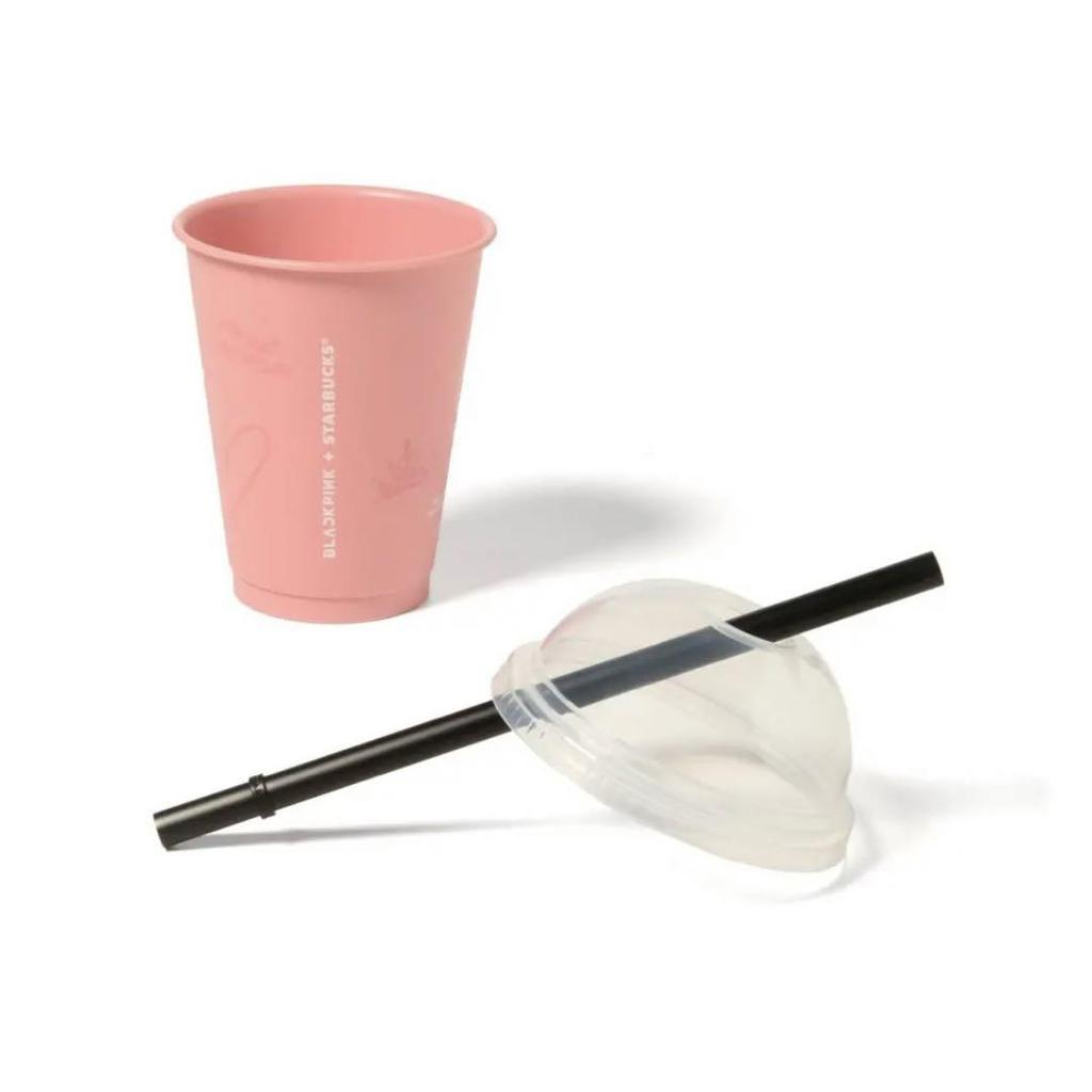[USED] Starbucks Reusable Cup In Black and Pink