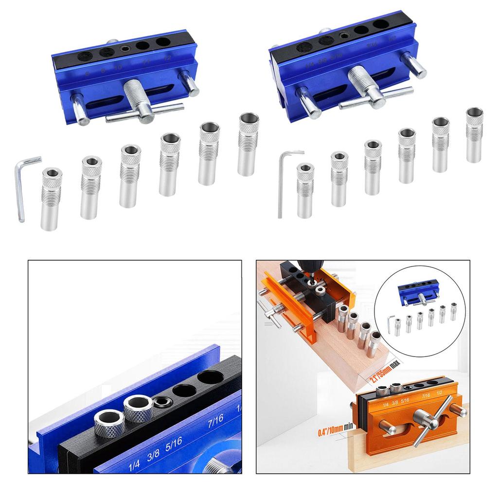 Woodworking Drill Jig Round Tube Drill Guide Professional Convenient Wood Post Drilling Holes Locator Self Centering Dowel Jig
