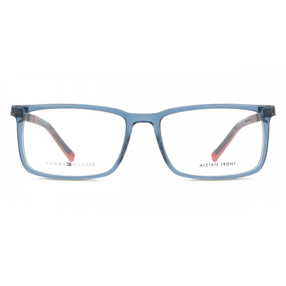 Tommy Hilfiger Th 1947 Pjp Men Eyeglasses Transparent Blue/55-17-145