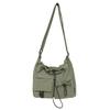Unisex Nylon Shoulder Bag With Multiple Pockets For Daily Use And Outdoor Activities