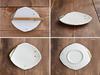 Tableware East Serving Plate 18cm Japanese Tableware Deformed Diamond Shape Gold Colored Oribe