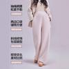 Maternity Straight Glutinous Rice Casual Pants Autumn and Winter Thickened Outer Wear New Drawstring Warm Wide Leg Pants Maternity Clothing Winter