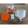 Orange Coolant Pouring Kit Corrosion Resistant Not-Spill Coolant Funnel Kit Radiator Funnel Burping Kit Funnel for Fill