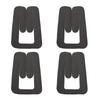 4PCS Sports Kinesiology Tapes Water Resistance Pre Cut Elastic Muscle Tape for Knee Patella Meniscus