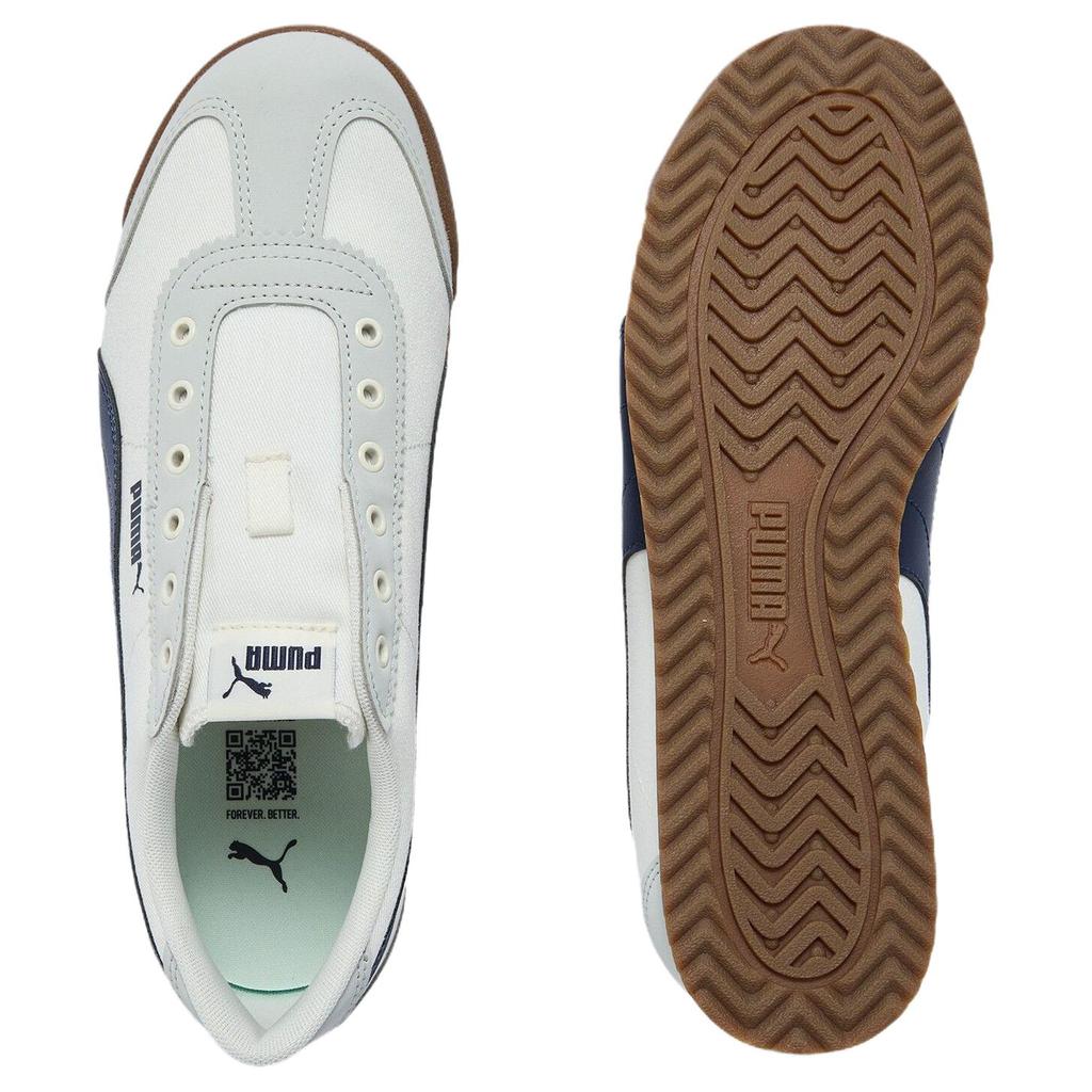 Puma Turino 2 Retro Comfortable Low-Top Lifestyle Sneakers Unisex Sneakers White Gray Blue 408704-01