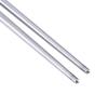 2 Pairs Chinese Fashion Anti skip Stainless Steel Chopsticks Chop Sticks Silver