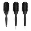 With Pointed Tail Straight Twill Hair Comb Round Barrel Hair Curling Brush  Men/Women